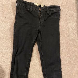 Hollister Mid-Rise Black Jeggings